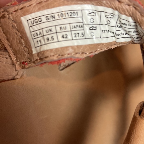 Ugg Leather Sandals Flip-Flops Sz 11 - Picture 5 of 7